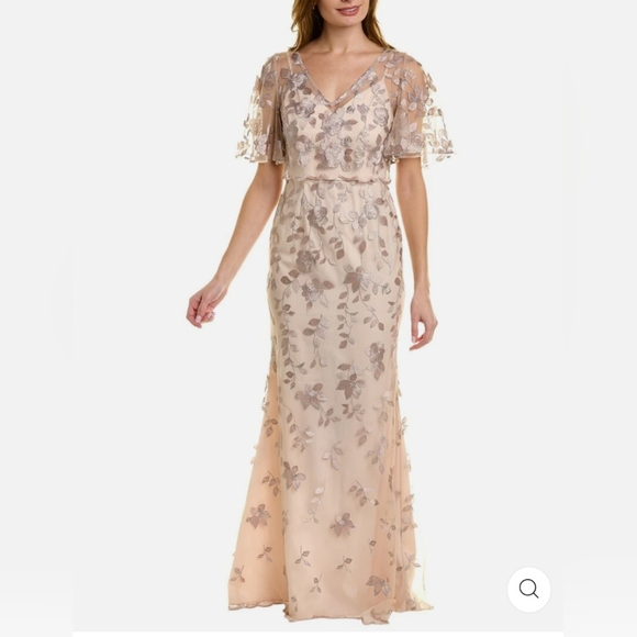 Adrianne Plunge Bow Mermaid Formal Dress